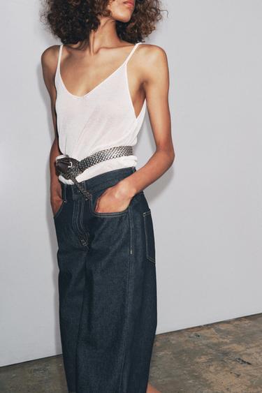 BERMUDA EN DENIM ZW COLLECTION - Bleu de Zara - Image 3