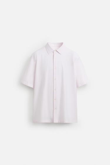 CHEMISE REGULAR FIT SOFT - Rose / Blanc de Zara - Image 6