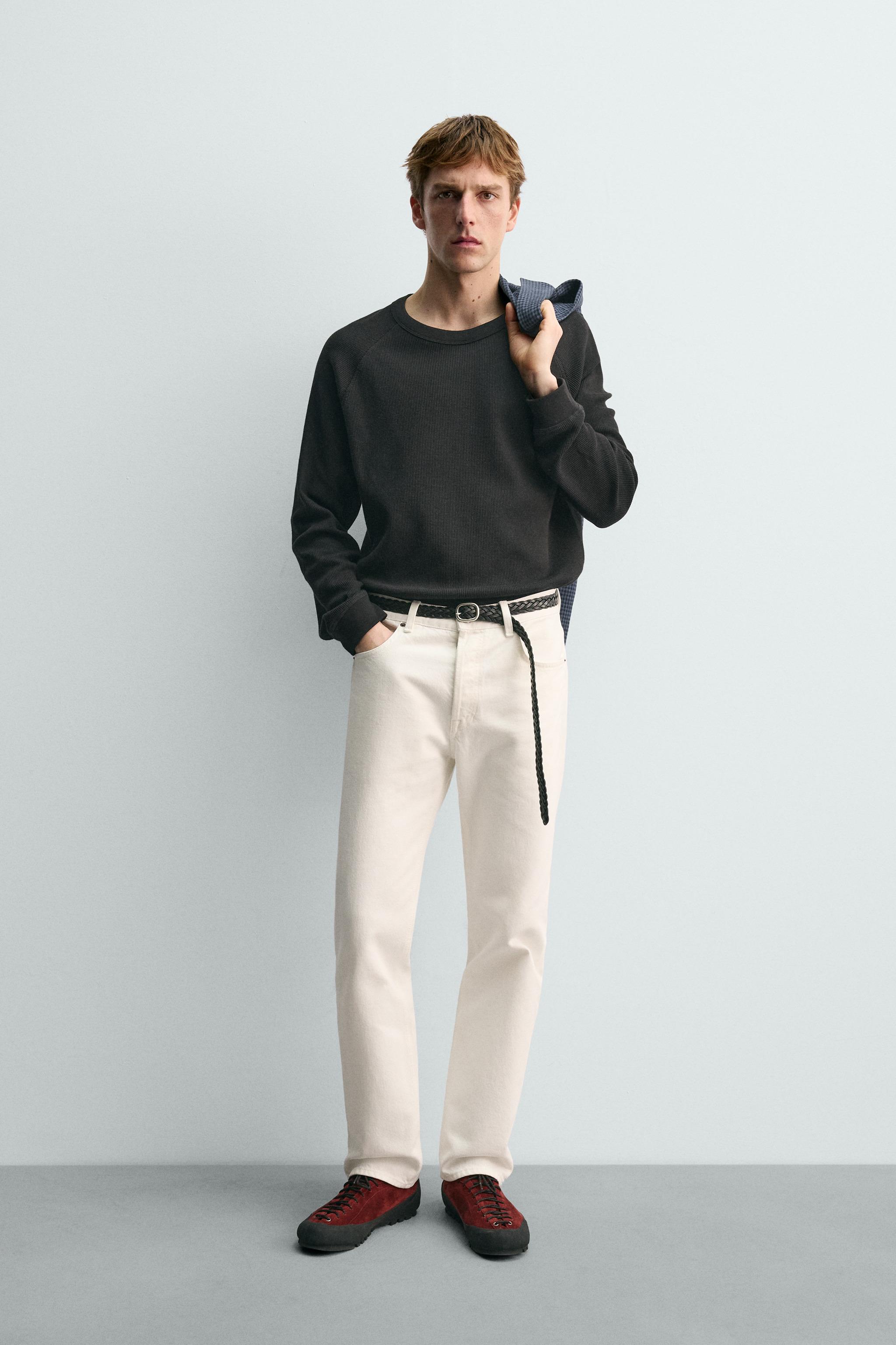 AARON LEVINE X ZARA WAFFLE TEXTURE T-SHIRT