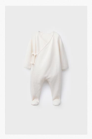 100% CASHMERE JUMPSUIT - Ecru by Zara