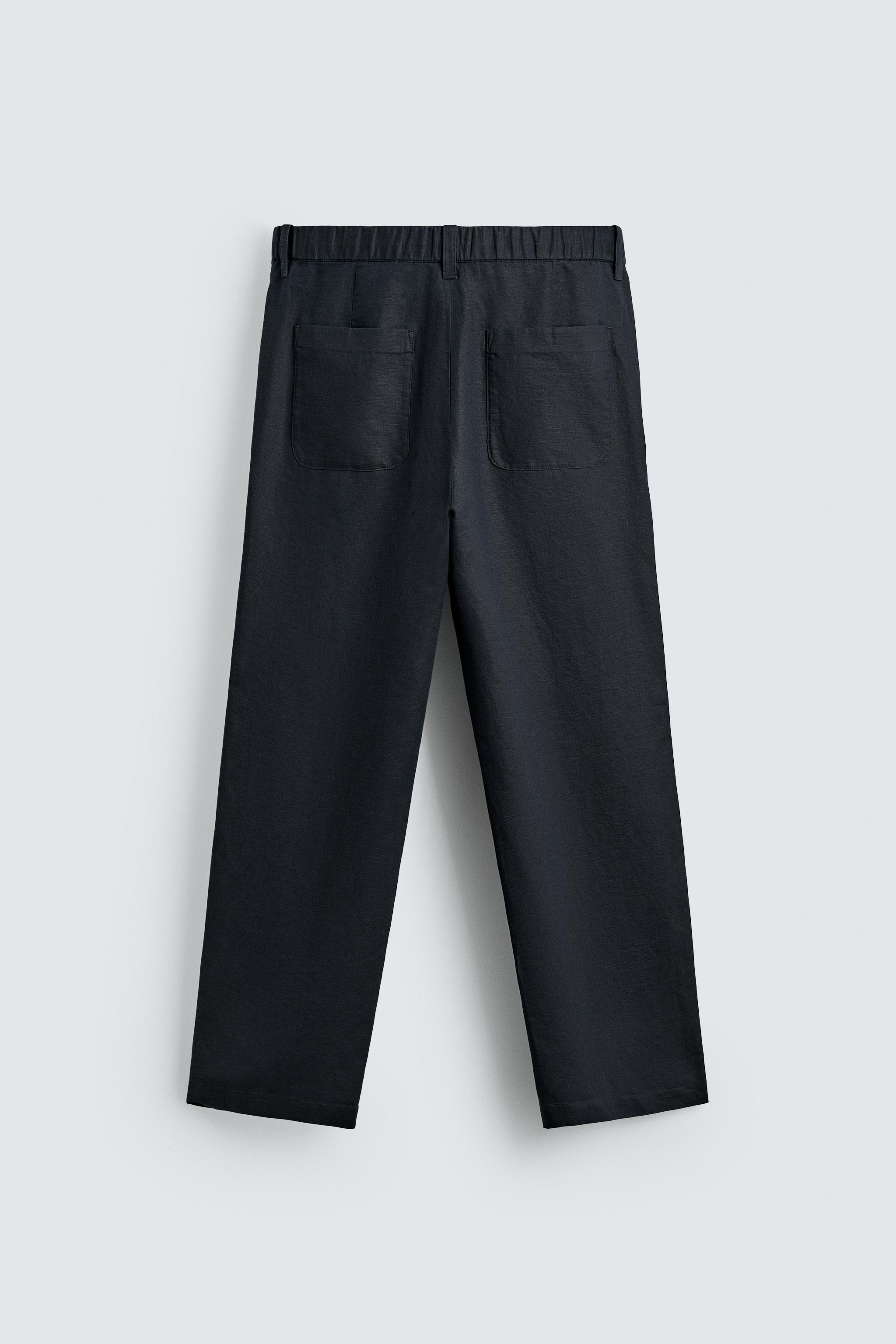 HEMP - COTTON STRAIGHT FIT PANTS