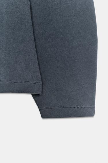 TOP INTERLOCK À PINCES - Gris foncé de Zara - Image 6