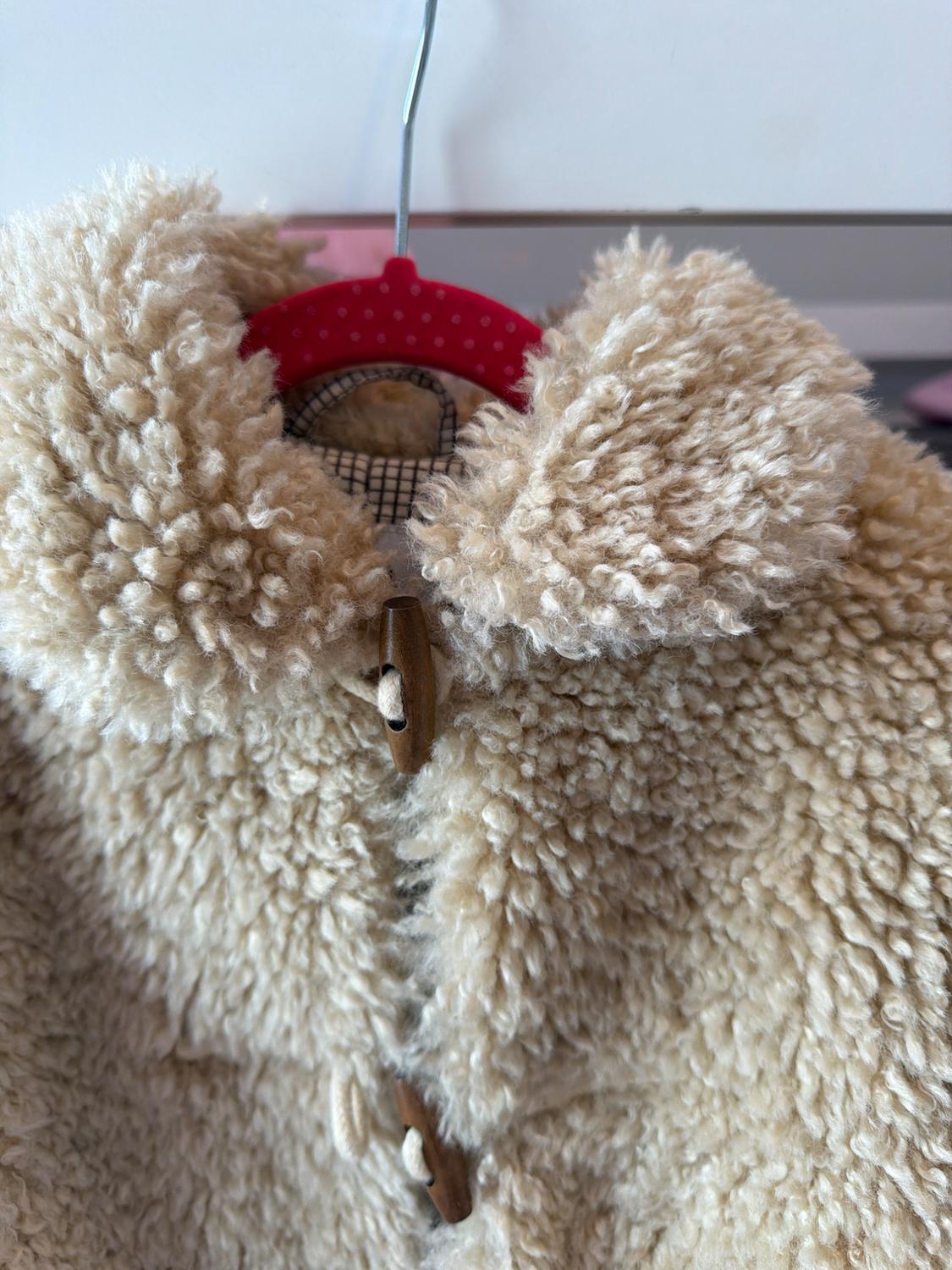 FAUX SHEARLING TOGGLE JACKET - Image 3