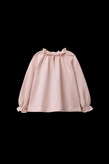 CAMISETA ESTRUCTURA LISA - Rosa de Zara - Imagen 0