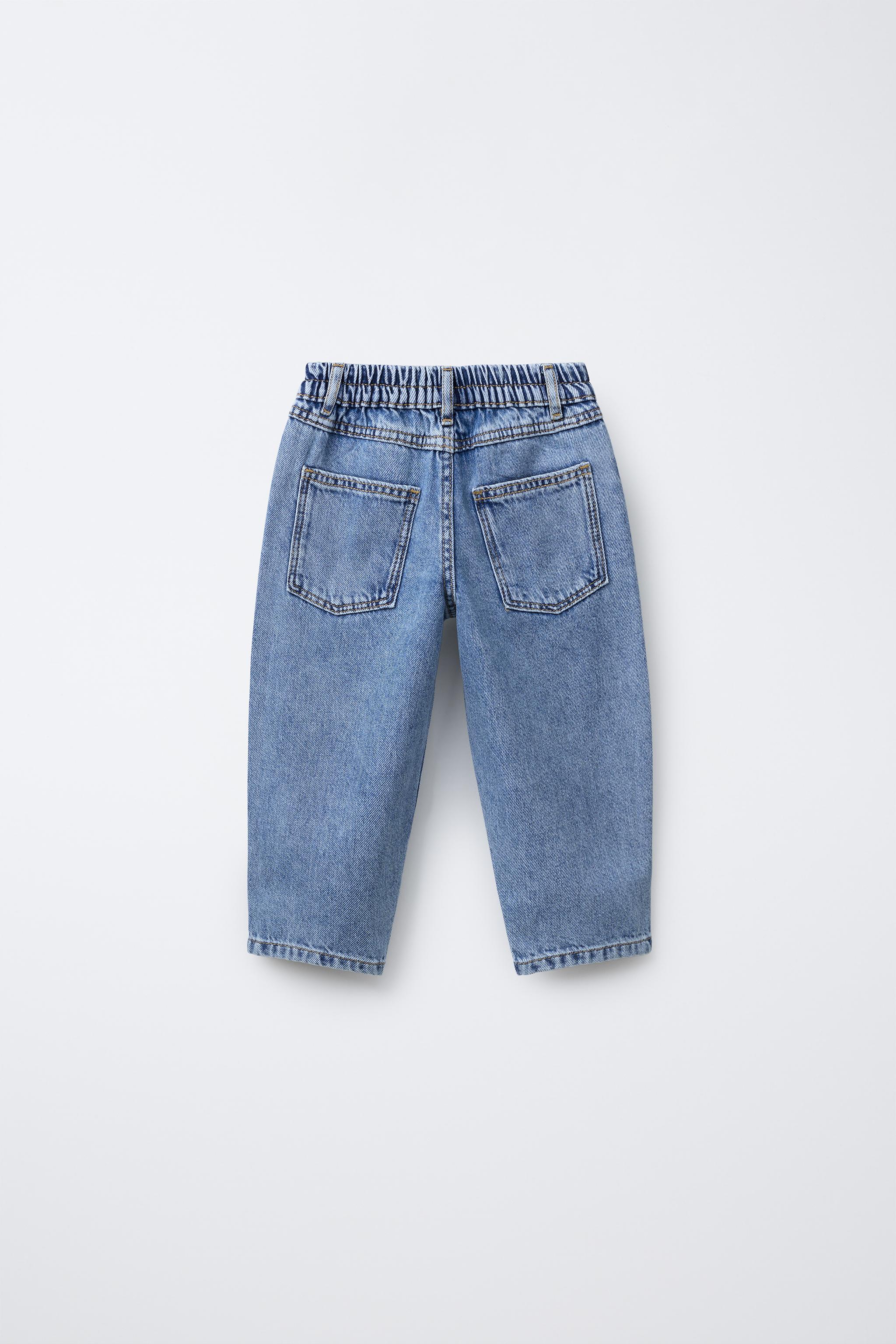 バギーデニムパンツ - ミディアムブルー | ZARA Japan / 日本