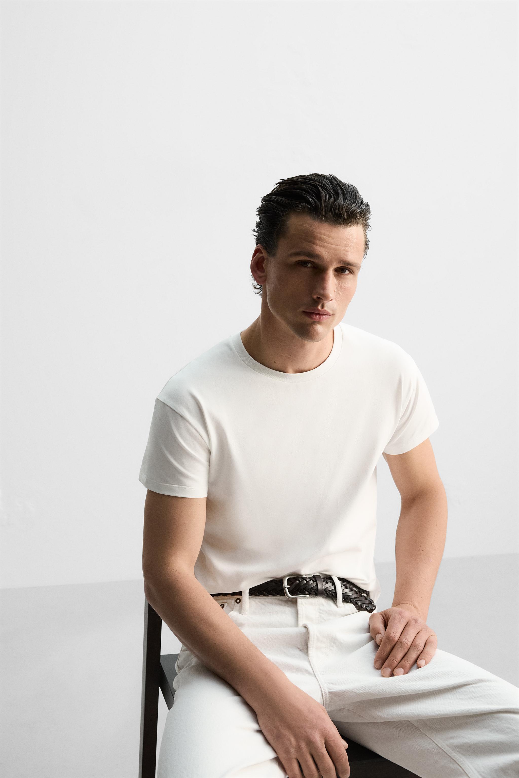 ★ドイツ発*ZARA*新作*LIMITED EDITION-90'SフィットTシャツ★ 90'S FIT LIMITED EDITION T-SHIRT - White | ZARA United States