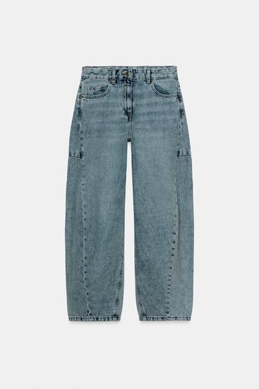 JEAN ZW COLLECTION ANKLE BALLOON TAILLE NORMALE - Bleu clair de Zara - Image 3