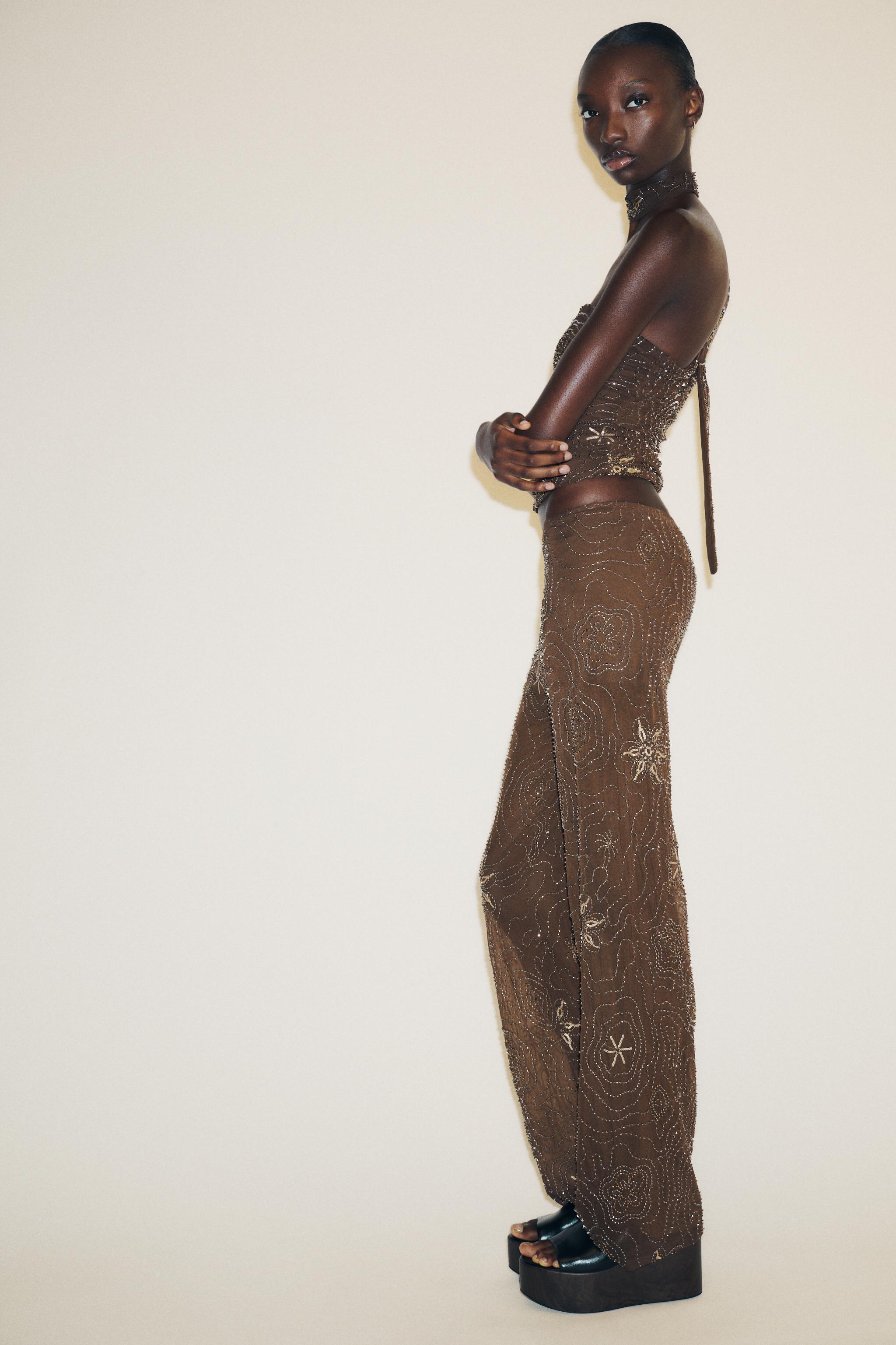 PANTALON FANTAISIE SEQUINS