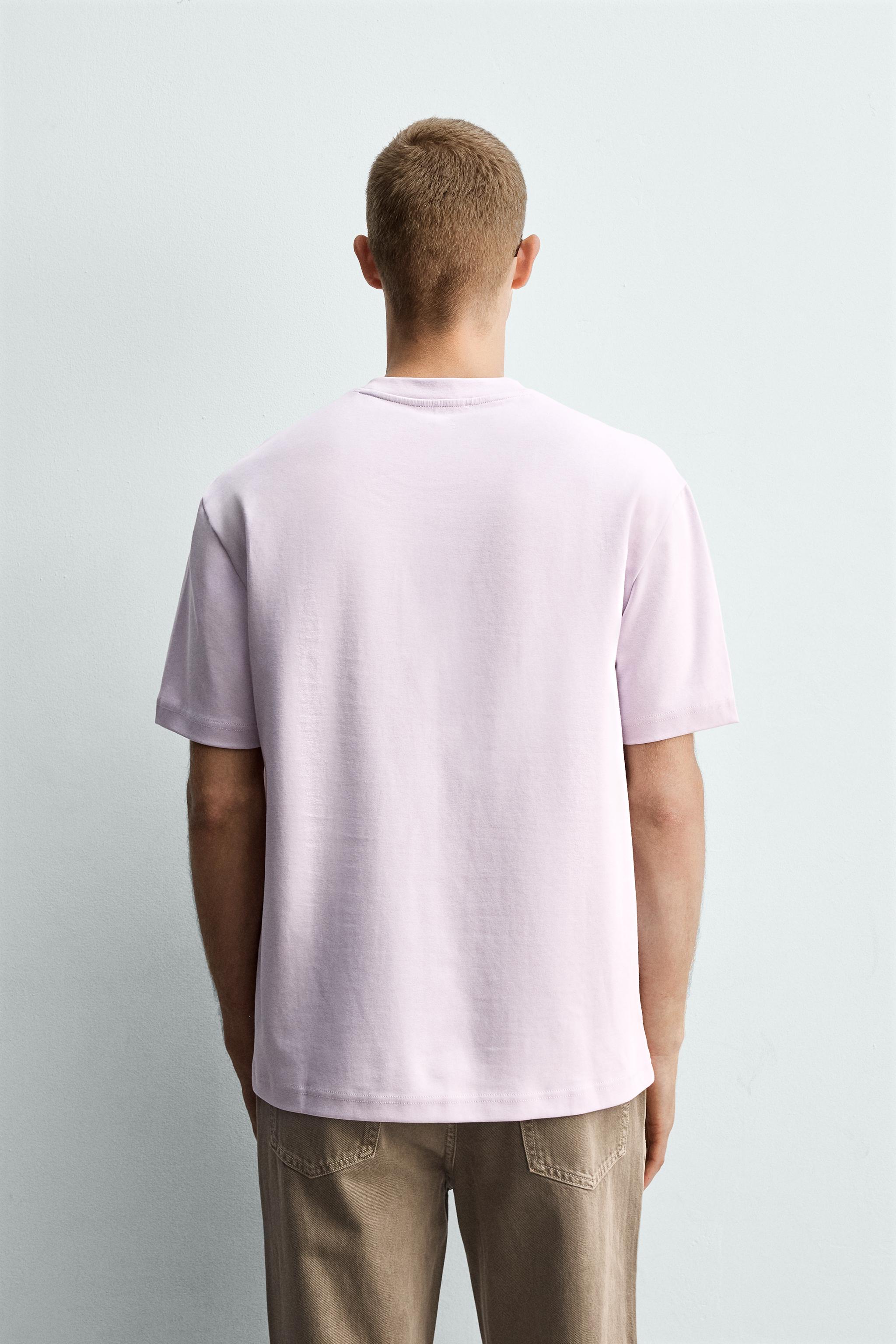 RELAXED FIT İNTERLOK T-SHIRT /04 - Beyaz | ZARA Türkiye / Turkey