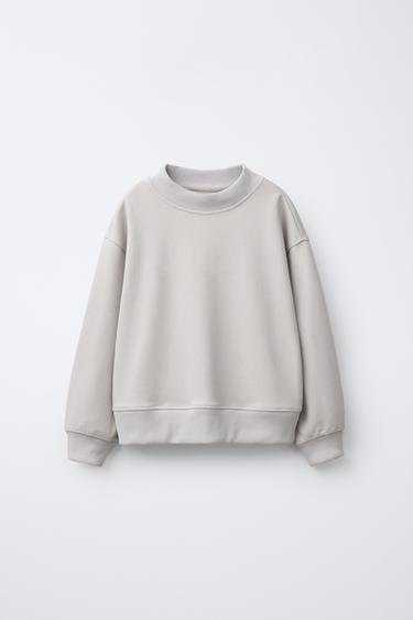 ENSEMBLE INTERLOCK SWEAT ET PANTALON LARGE - Iceberg de Zara - Image 1