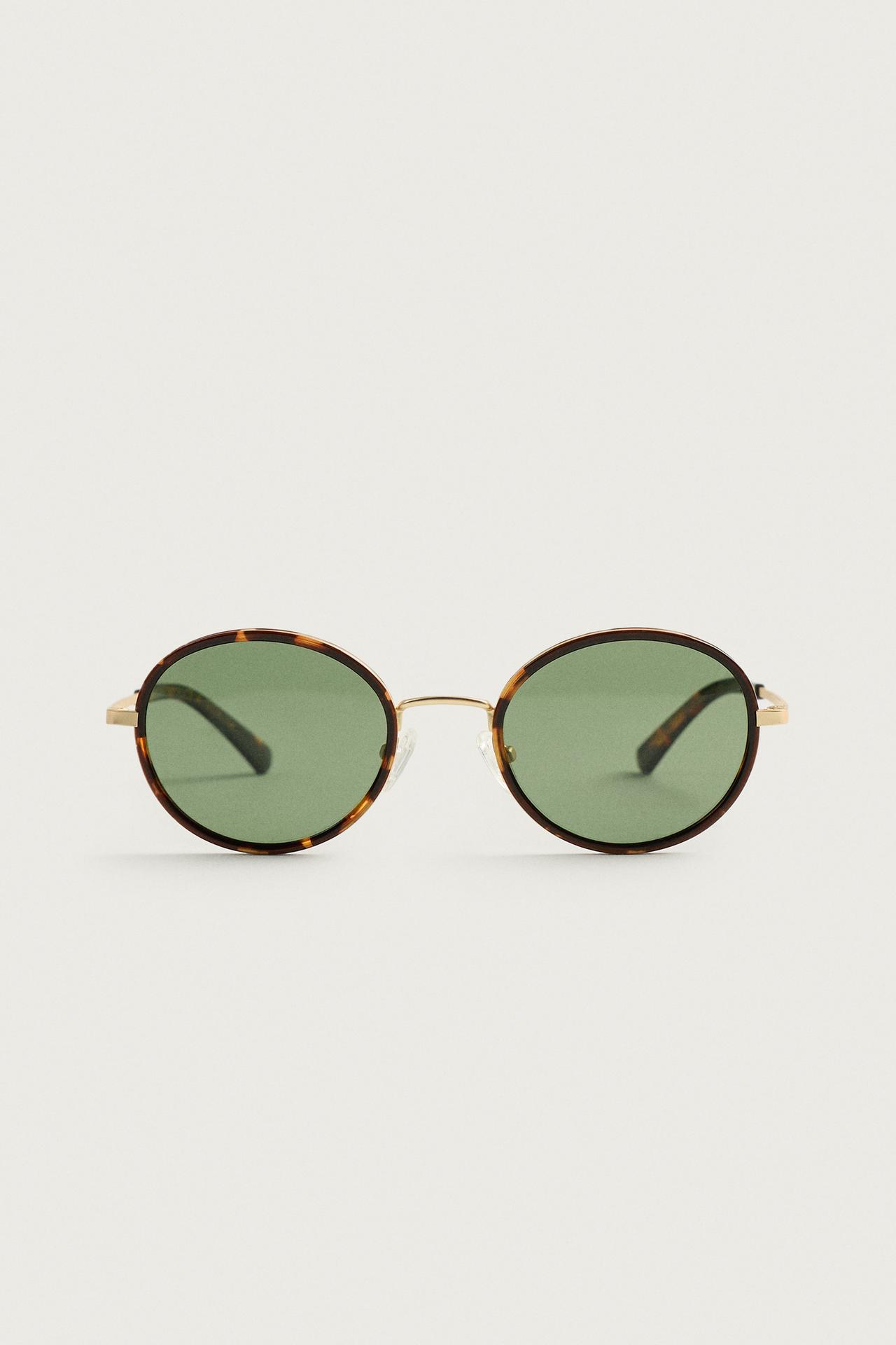 ROUND SUNGLASSES — Tortoise shell