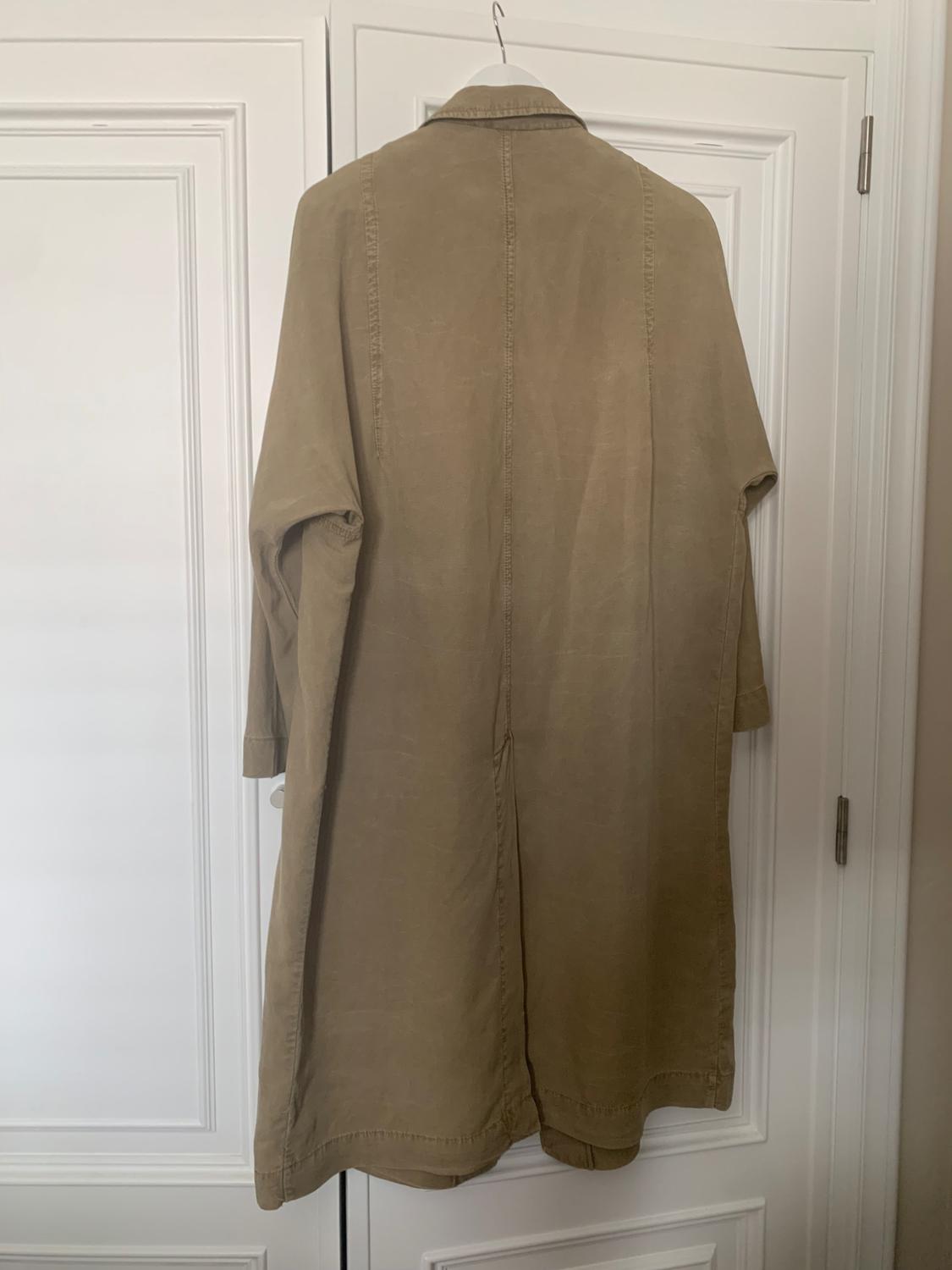 ZW COLLECTION OVERSIZE FADED TRENCH COAT - Image 2