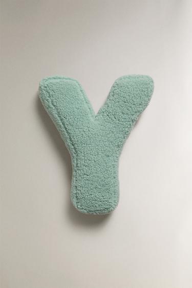 COUSSIN ENFANT LETTRE Y - Vert clair de Zara - Image 4