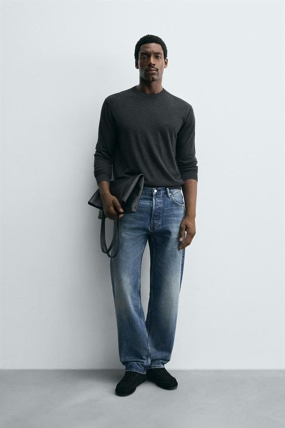 JEANS STRAIGHT FIT - Azul de Zara - Imagen 0