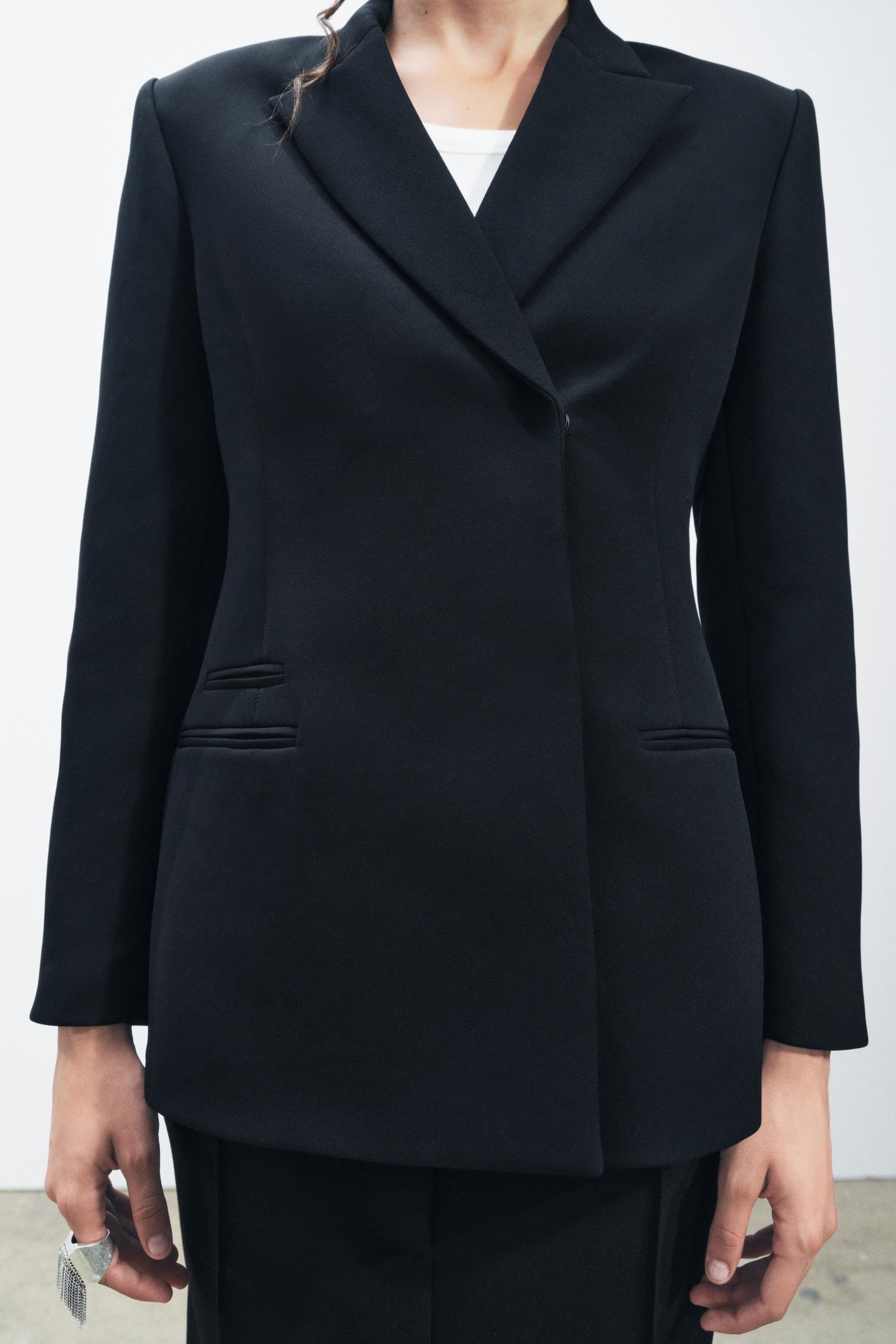 ストレートブレザー ZW COLLECTION - ブラック | ZARA Japan / 日本