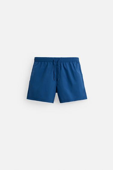 MAILLOT DE BAIN CLASSIQUE BASIQUE - Bleu de Zara