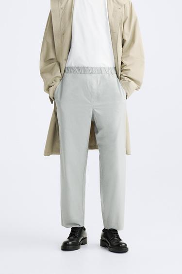 JOGGER WAIST PANTS - Beige