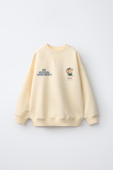 BEAR PRINT SWEATSHIRT - Printed by Zara - Image 0