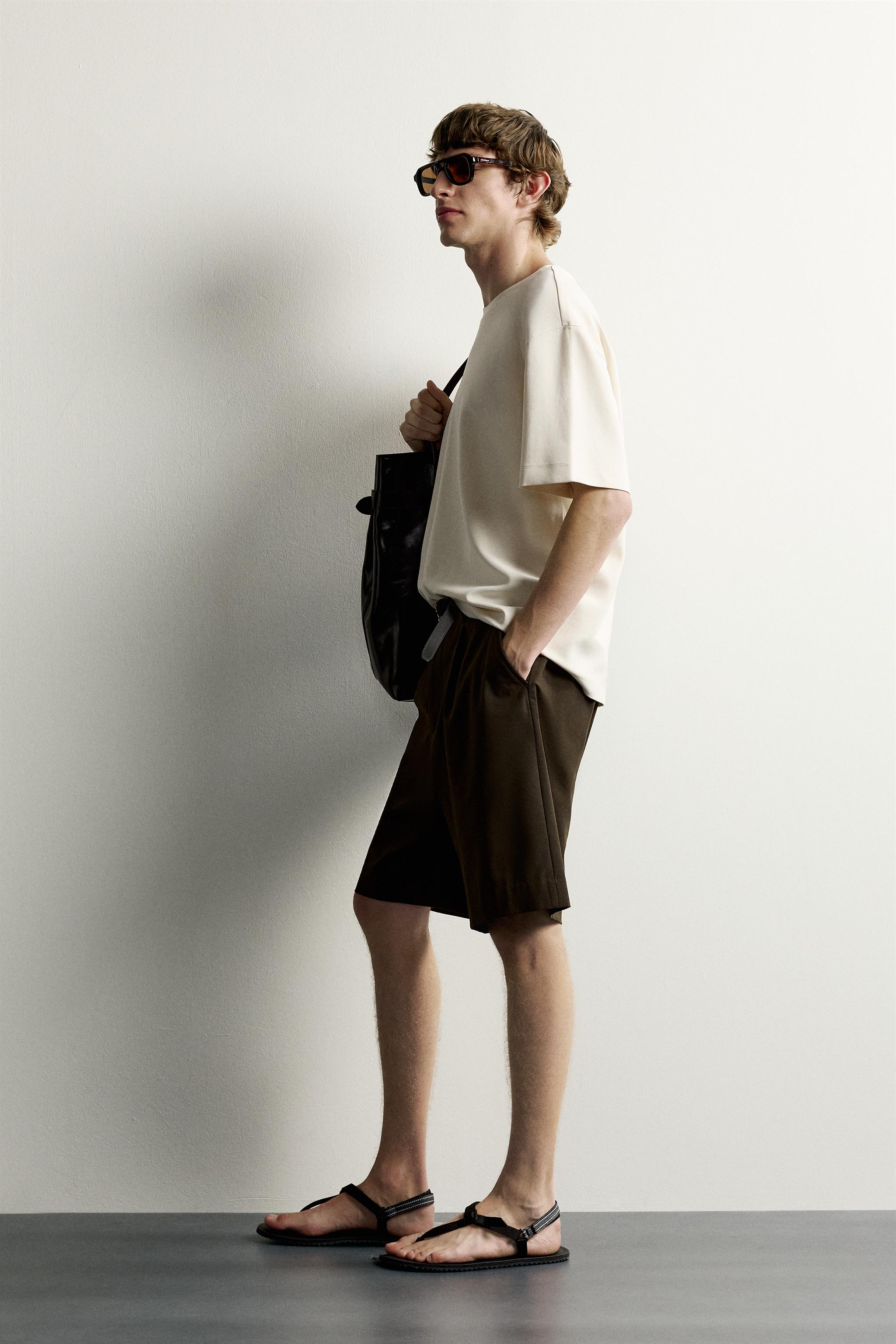 Zara RELAXED FIT SOFT T-SHIRT görsel 4