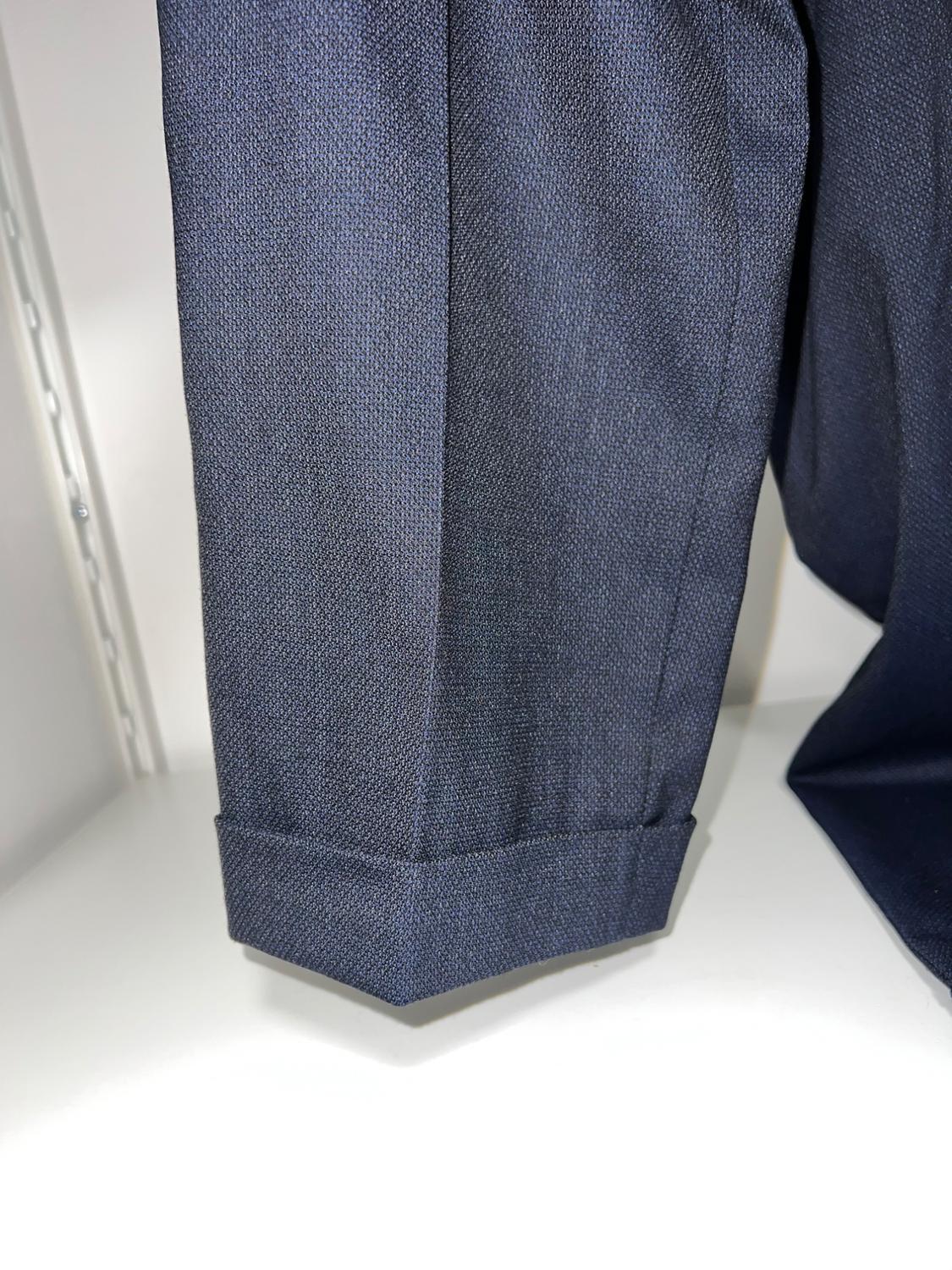 BIRD’S-EYE SUIT TROUSERS - Image 3