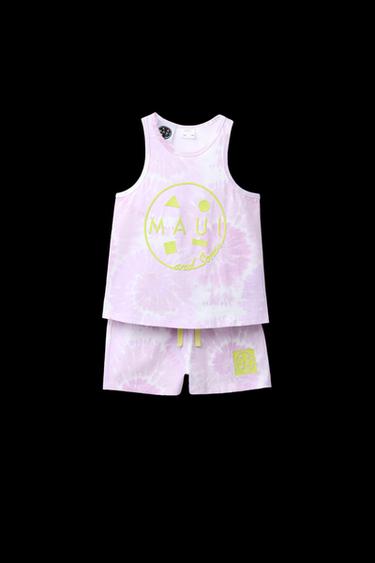 6-14 JAHRE/ TIE DYE SCHLAFANZUG MAUI & SONS ® - Flieder von Zara - Bild 0