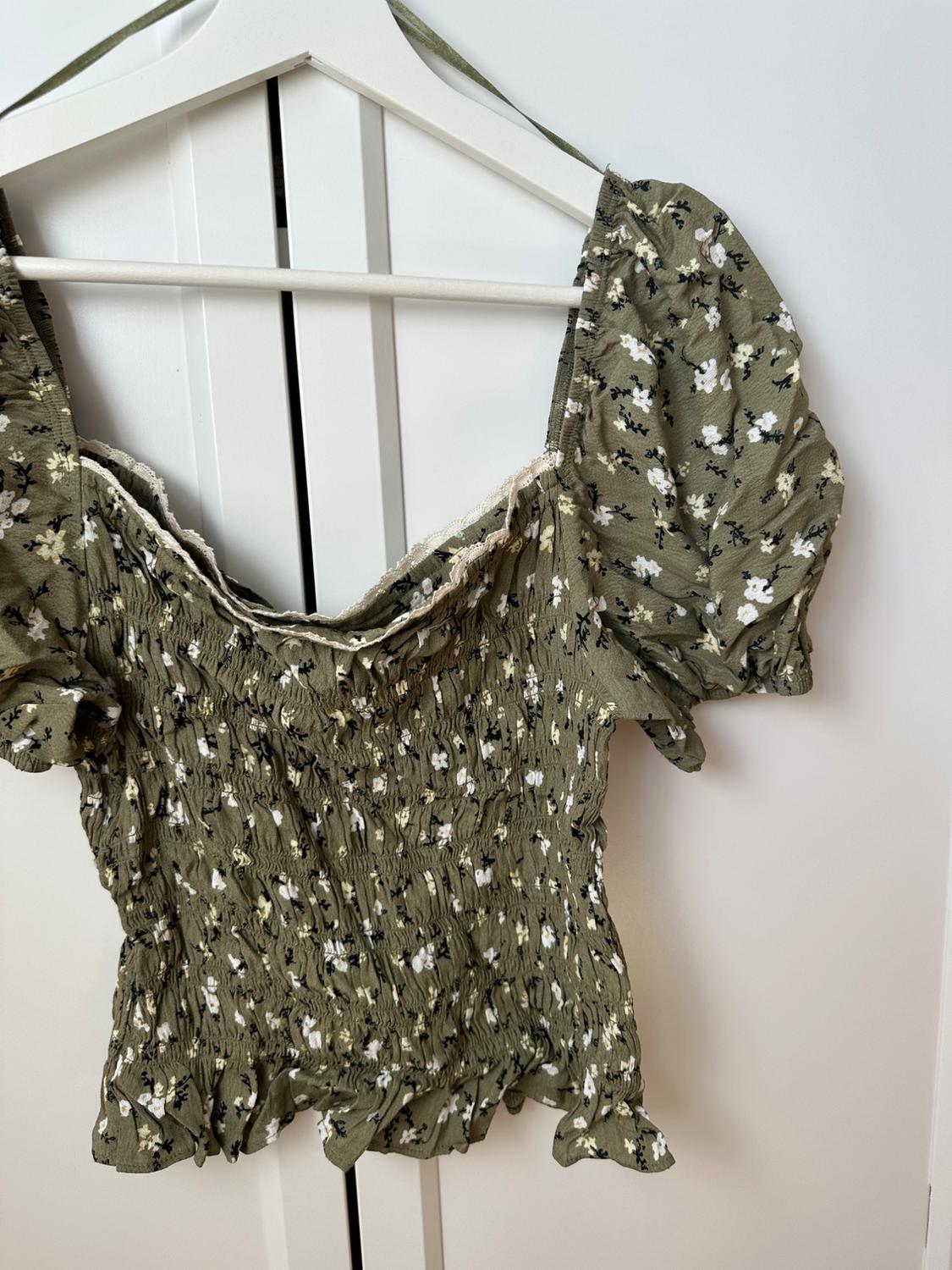 PRINTED CROPPED TOP - Image 4