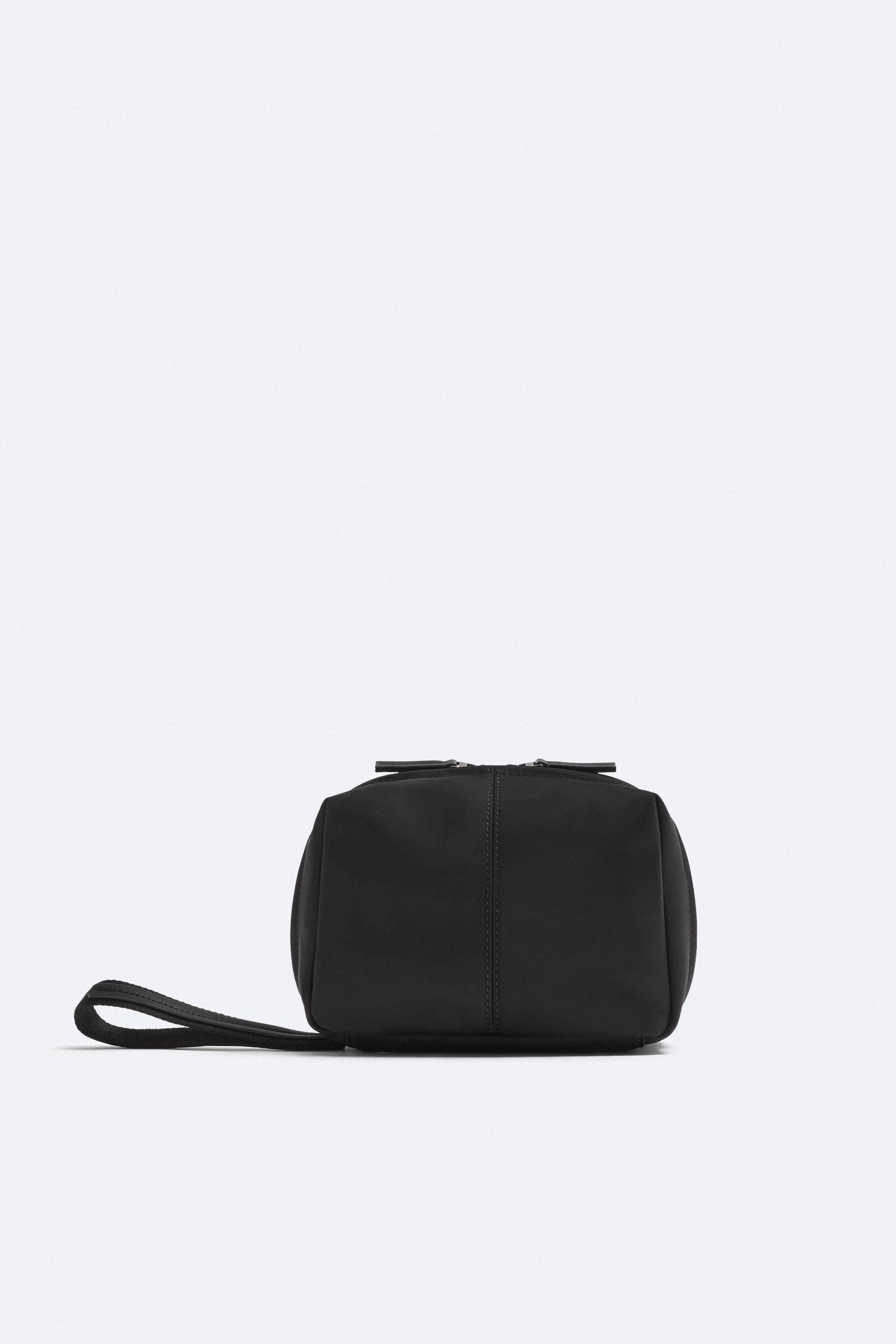 NYLON TOILETRY BAG Black ZARA United States