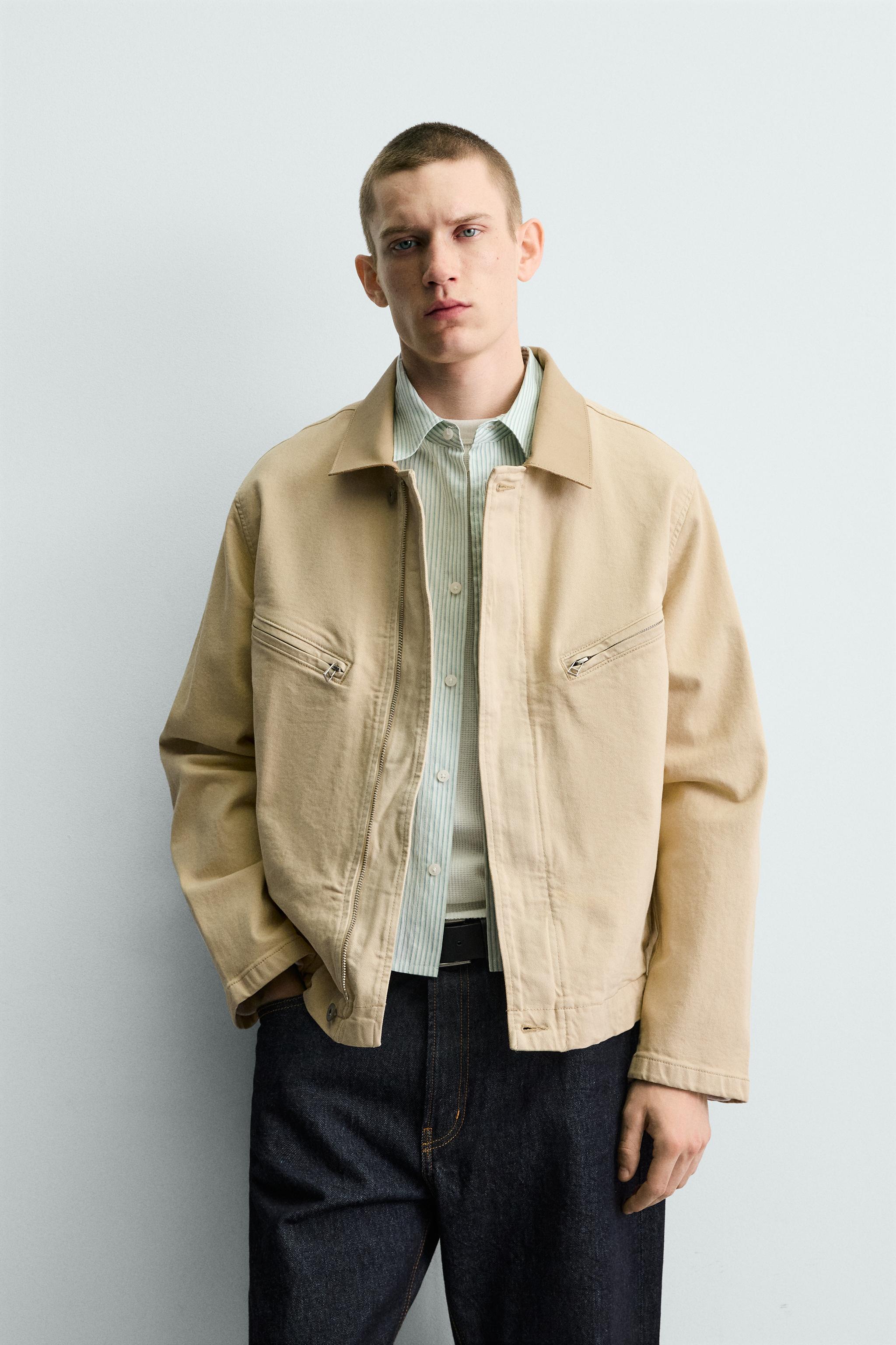 VESTE EN JEAN COL COMBINÉ