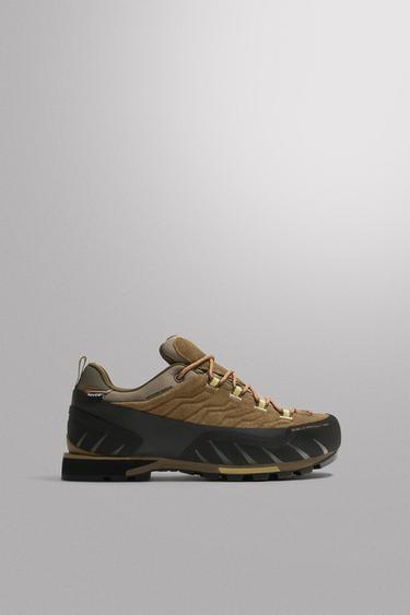 RECCO® WATERPROOF HIKING SHOES - Green by Zara