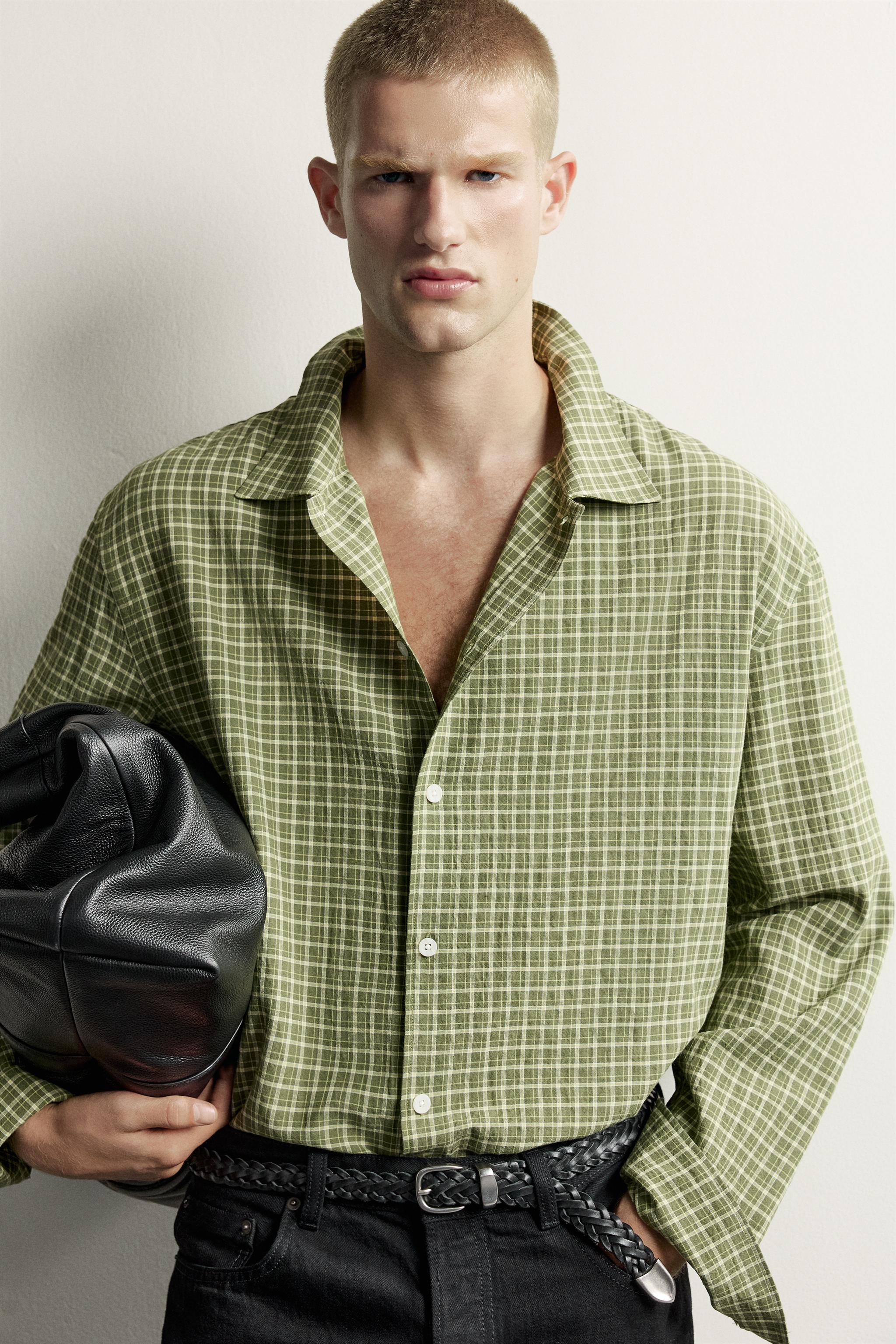 CHEMISE FLUIDE À CARREAUX
