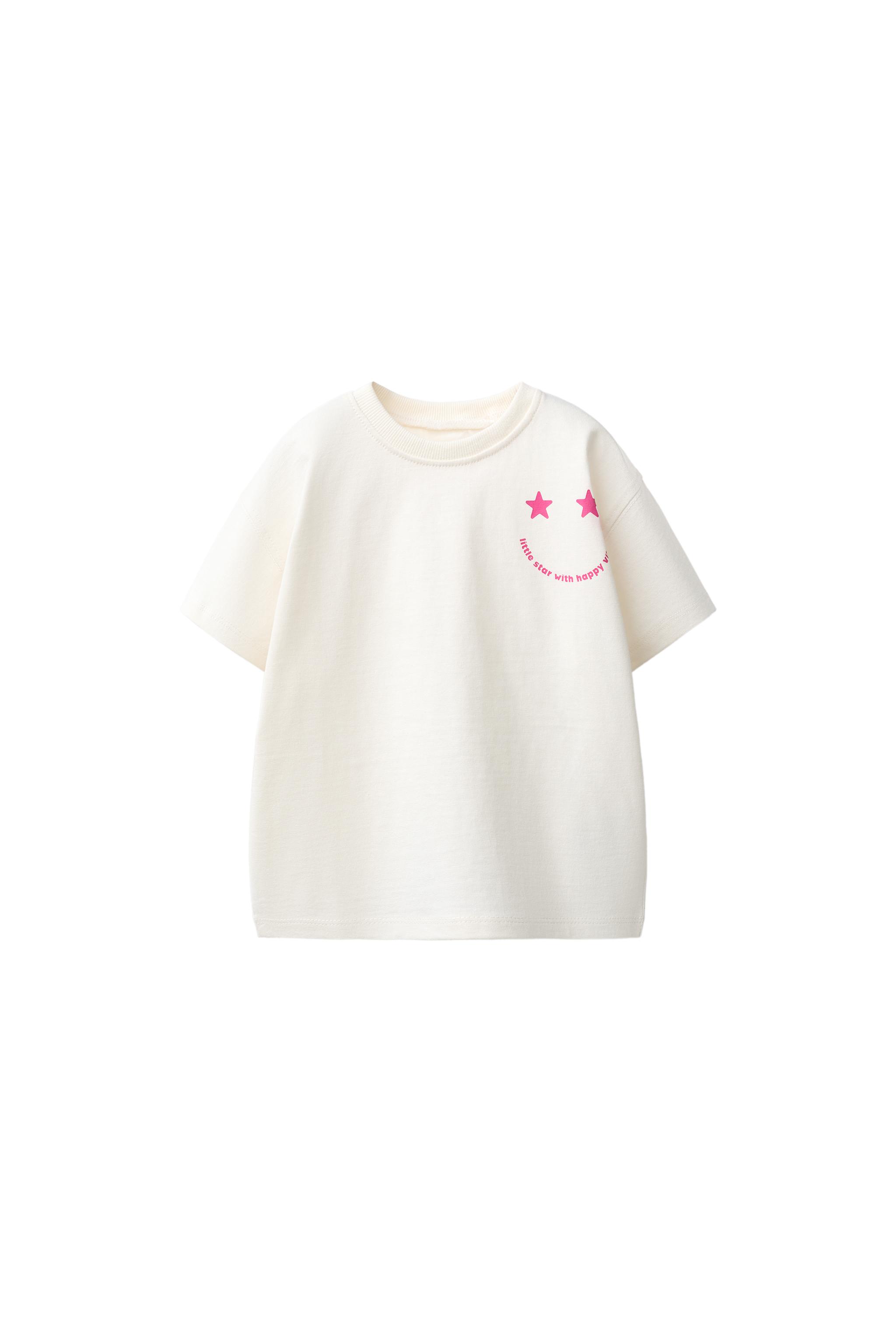 TEXT PRINT T-SHIRT — White