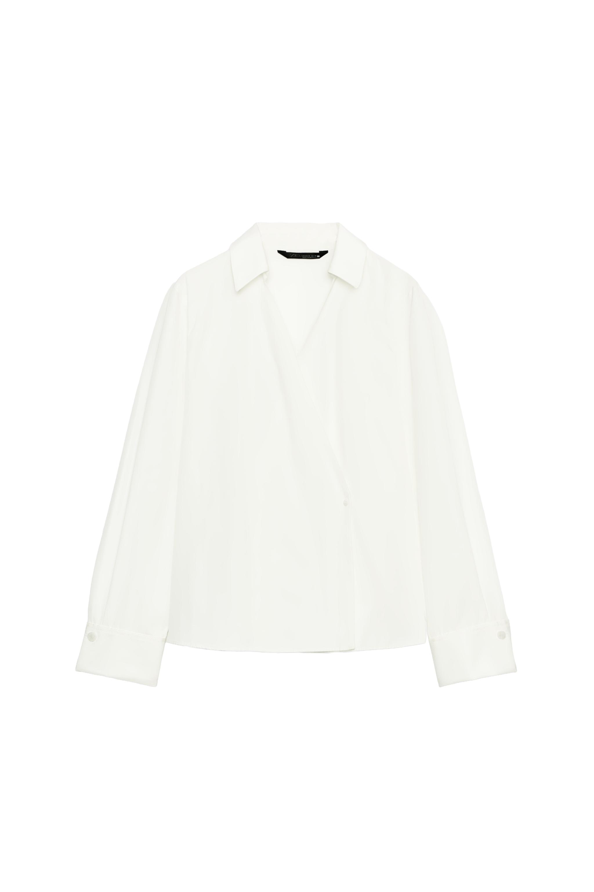 CAMISA CRUZADA POPELÍN