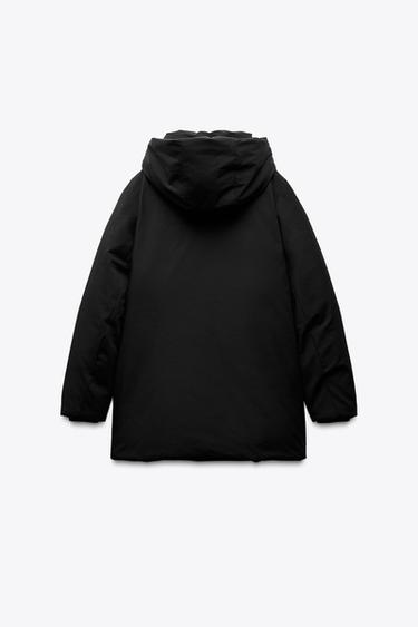 WATER- AND WIND-RESISTANT ANORAK - Black by Zara - Image 5