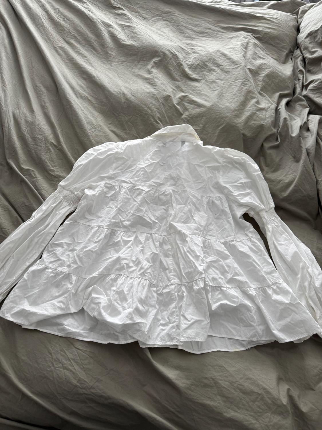 GATHERED POPLIN SHIRT - Image 5