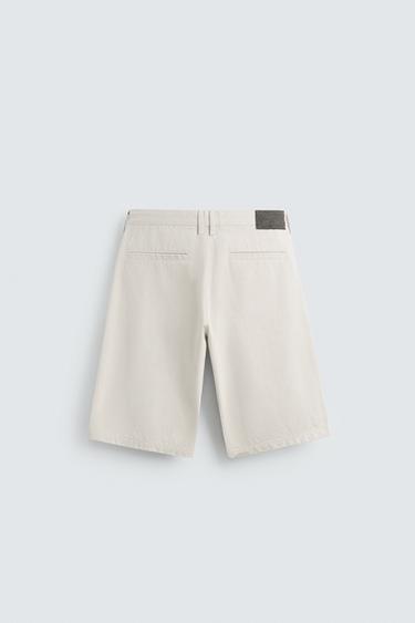 BERMUDA BAGGY FIT - Crudo de Zara