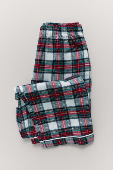 3–14 VUOTTA/ RUUDULLINEN FLANELLIPYJAMA - 292 Zaralta