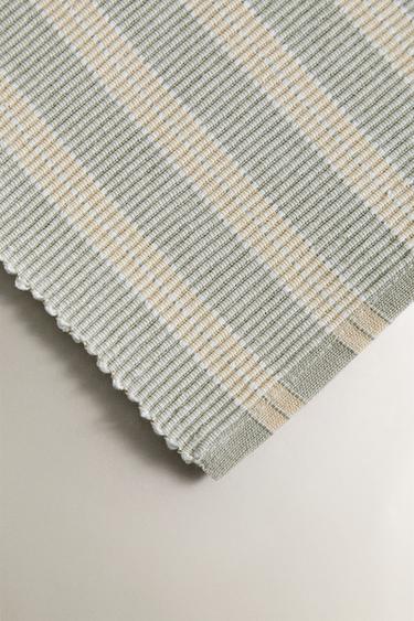 SET DE TABLE RAYURES (LOT DE 2) - Vert / Bleu de Zara - Image 2