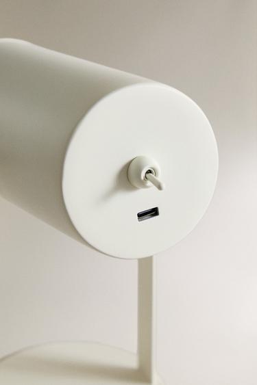 LAMPE/PROJECTEUR DE BUREAU RECHARGEABLE USB - Écru de Zara - Image 4