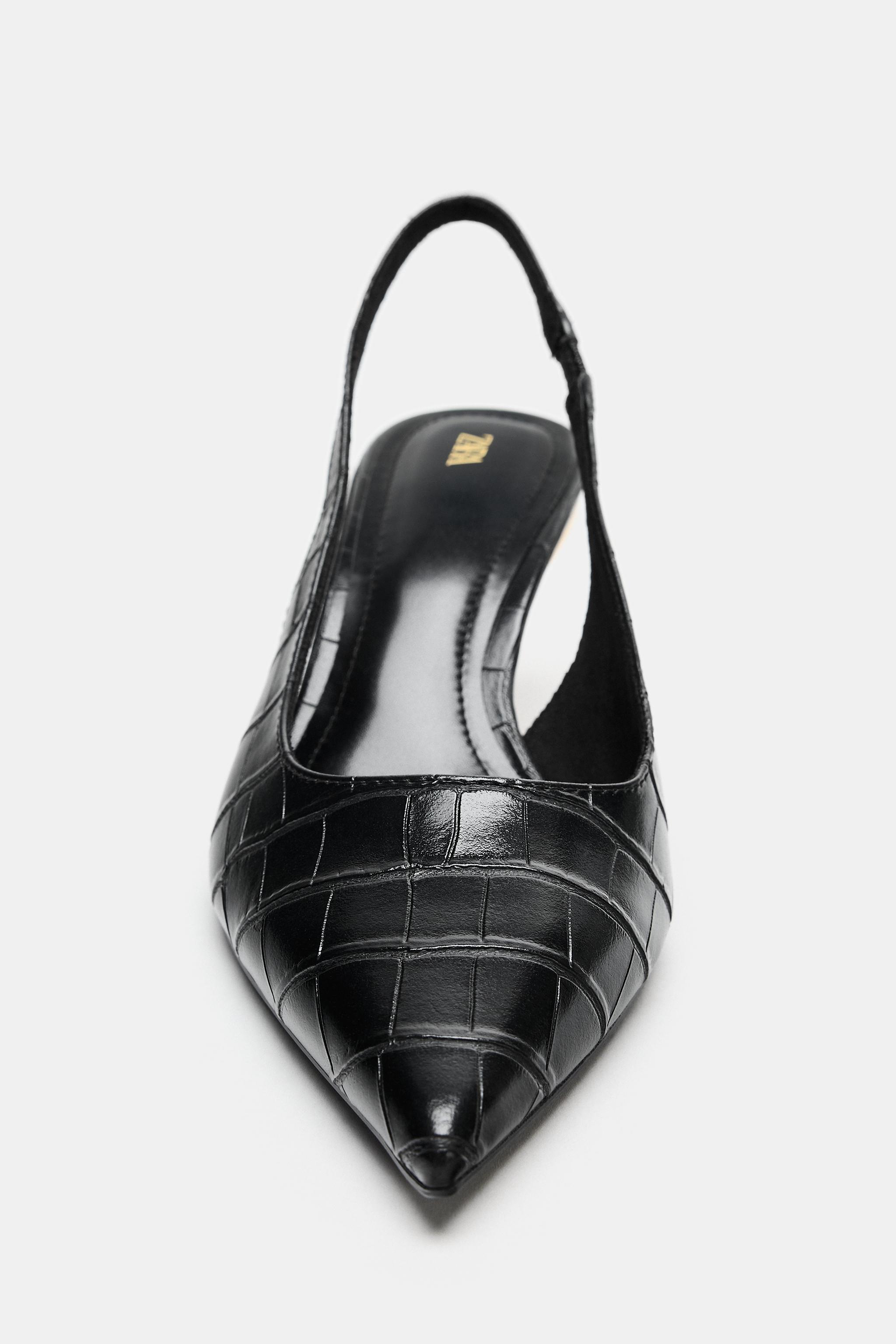 CHAUSSURES OUVERTES À L'ARRIÈRE TEXTURÉES