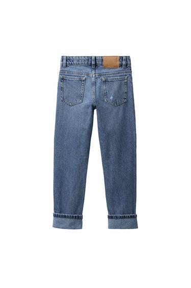 JEAN DROIT DÉCHIRÉ - Bleu moyen de Zara - Image 1