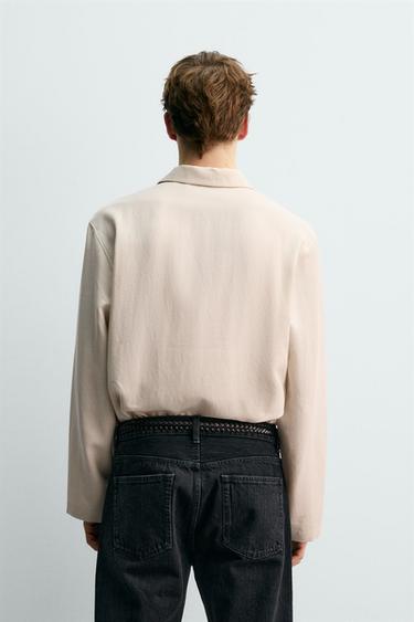 CHEMISE FLUIDE RELAXED FIT AARON LEVINE X ZARA - Iceberg de Zara - Image 2