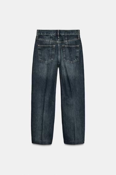ZW COLLECTION MID-WAIST JEANS - Blue by Zara - Image 2