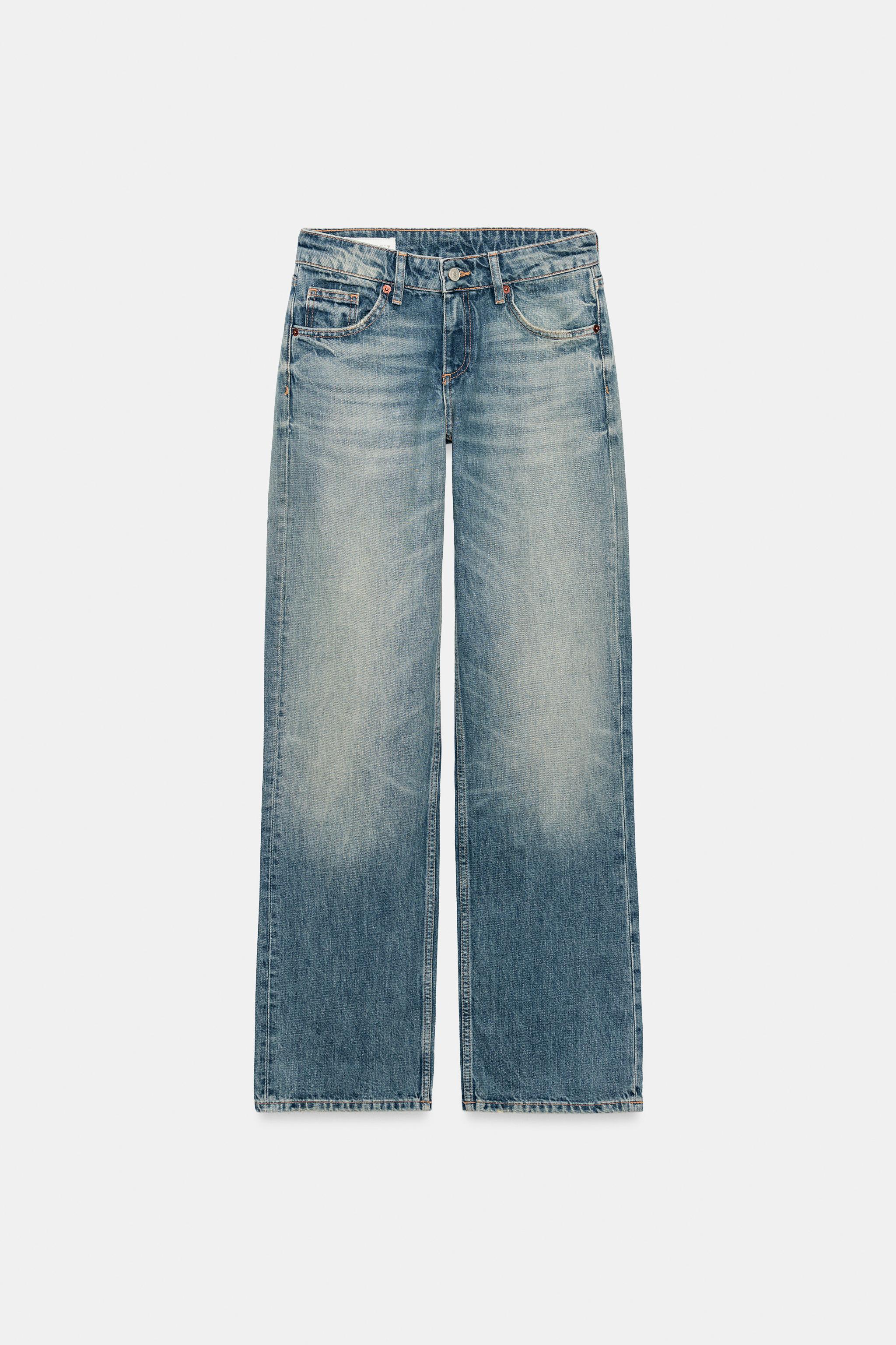 TRF LOW-RISE WIDE LEG JEANS