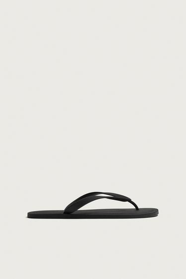 SANDALIA TIRAS - Negro de Zara