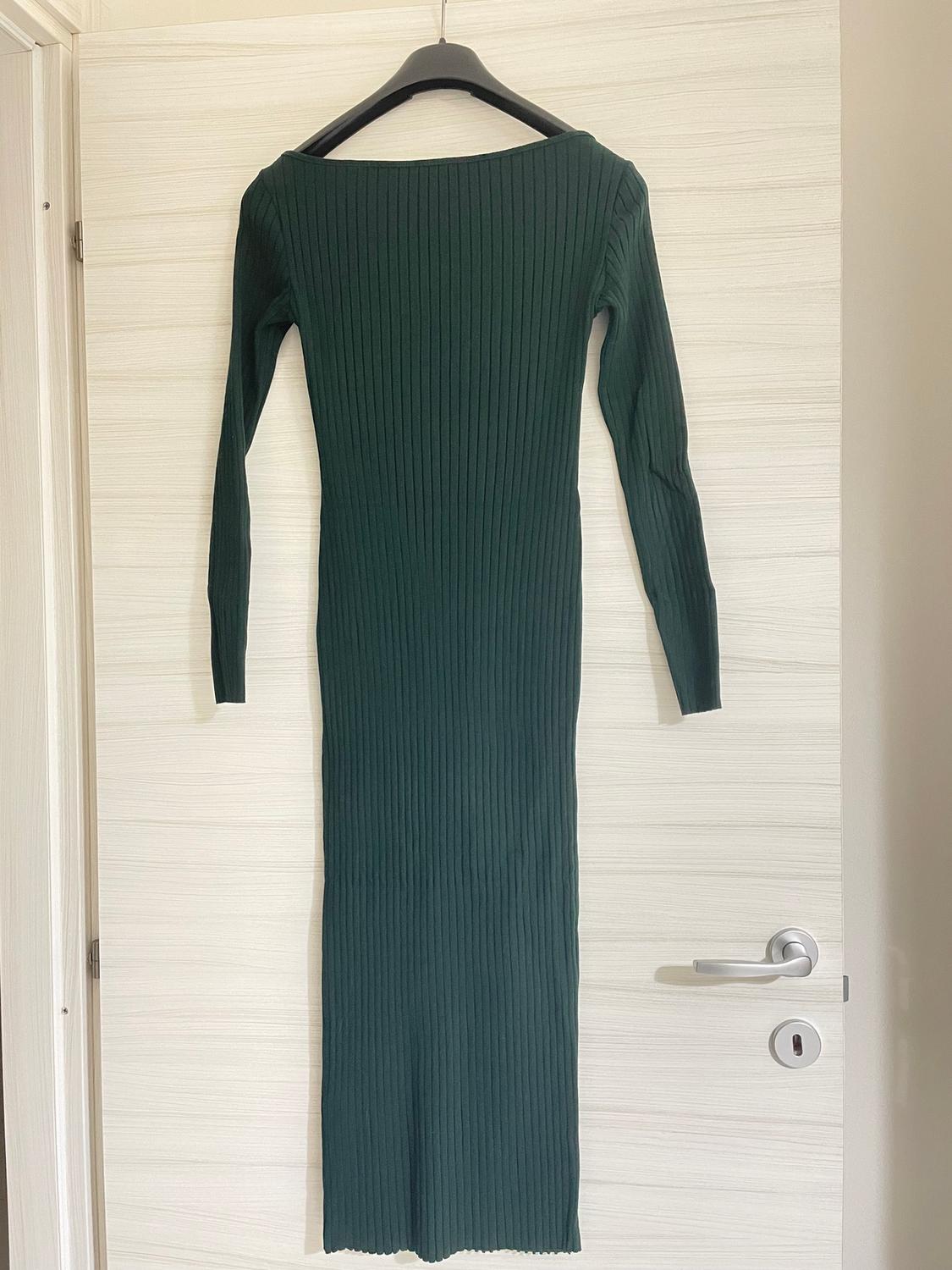 ASYMMETRIC RIBBED DRESS - Image 2
