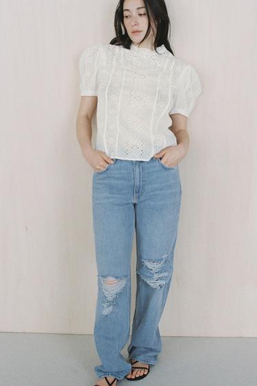 ZW COLLECTION ROMANTIC SHIRT - White by Zara
