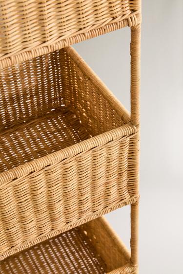 RATTAN STORAGE UNIT - Brown by Zara - Image 3