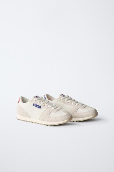 CHAMPION ® X ZARA TRAINERS - Ecru White by Zara - Image 1