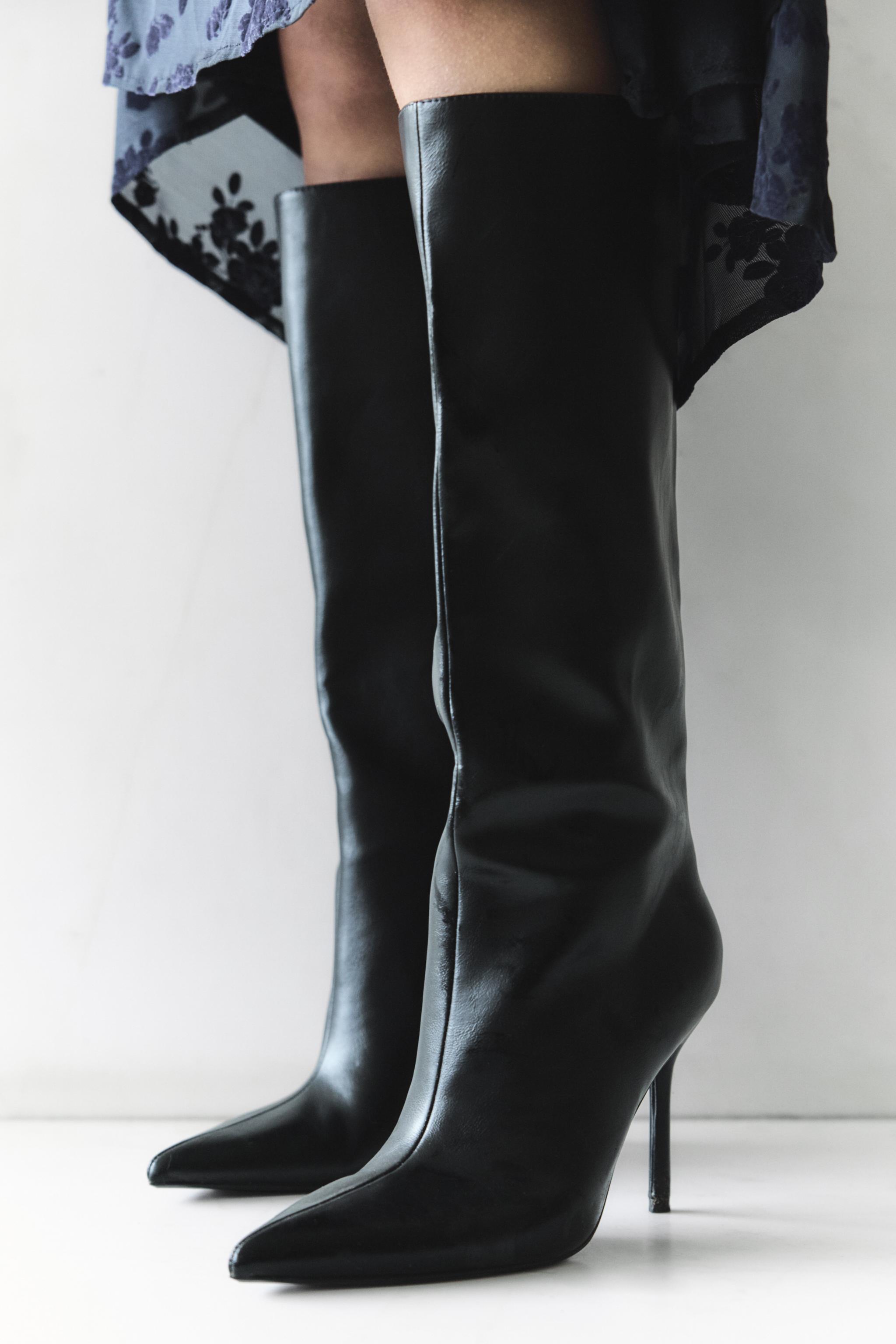 Zara pointed fashion boots