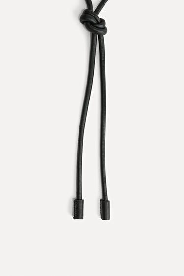 CEINTURE CIRCULAIRE EN CUIR 50E ANNIVERSAIRE - Noir de Zara - Image 2